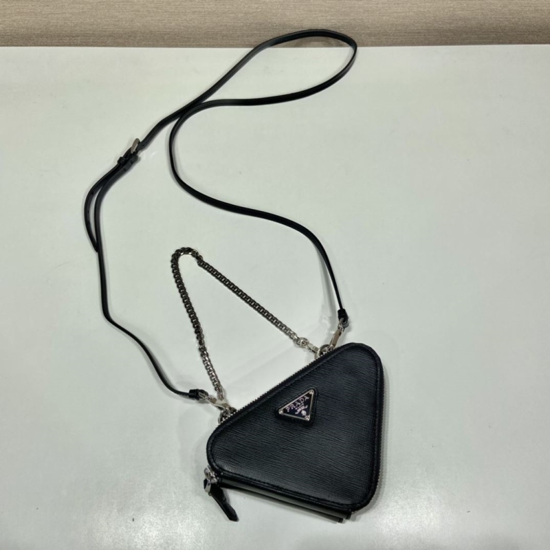 Pra*a triangle pouch